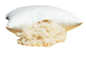 100% Natural Kapok Pillow with Organic Cotton Cover