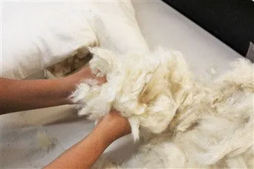 100% Natural Kapok Pillow with Organic Cotton Cover