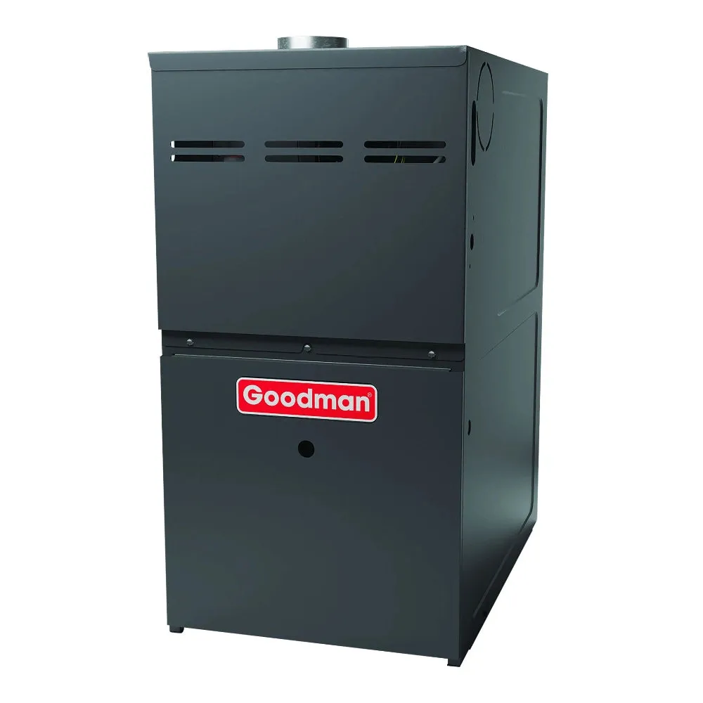 100,000 BTU 80% AFUE Upflow/Horizontal Single Stage Goodman Gas Furnace Model GR9S801005CX
