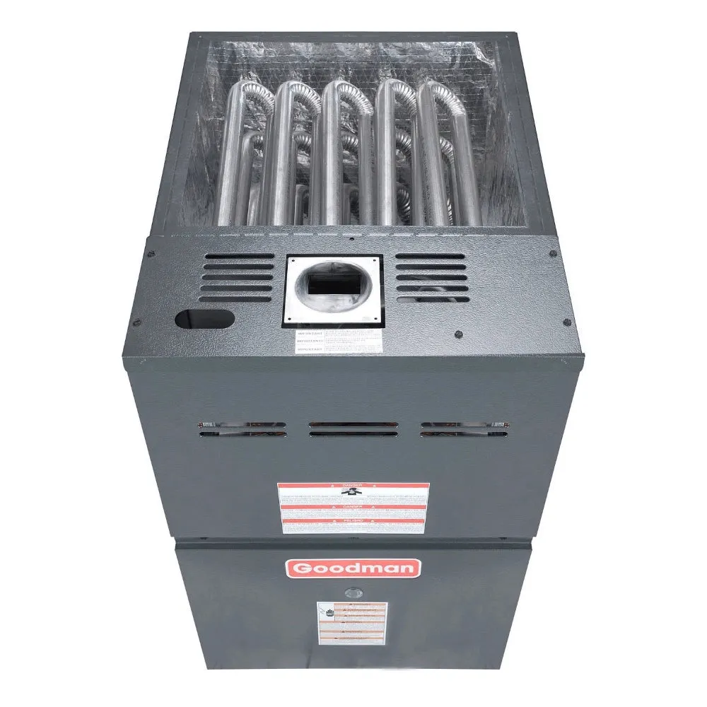 100,000 BTU 80% AFUE Upflow/Horizontal Single Stage Goodman Gas Furnace Model GR9S801005CX