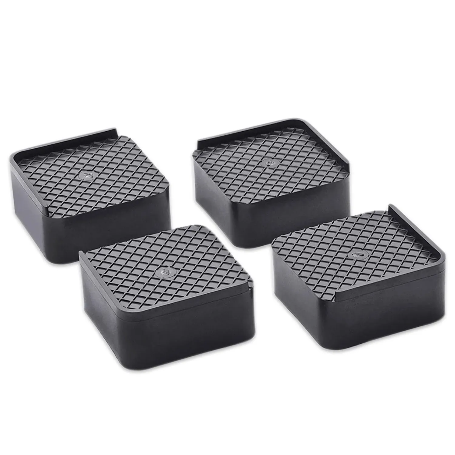 1124L Premium Multipurpose Heavy Duty Cupboard / Refrigerator / Sofa Base Stand - Set of 4 Pcs