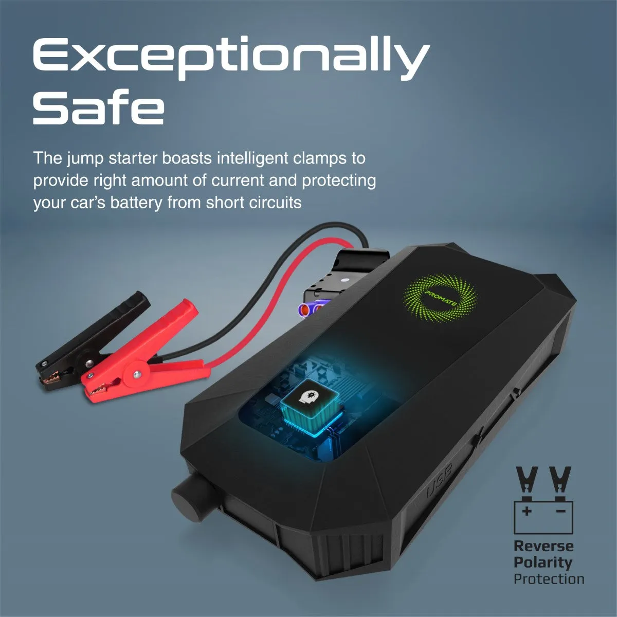 1500A/12V High Capacity Jump Starter Power Bank