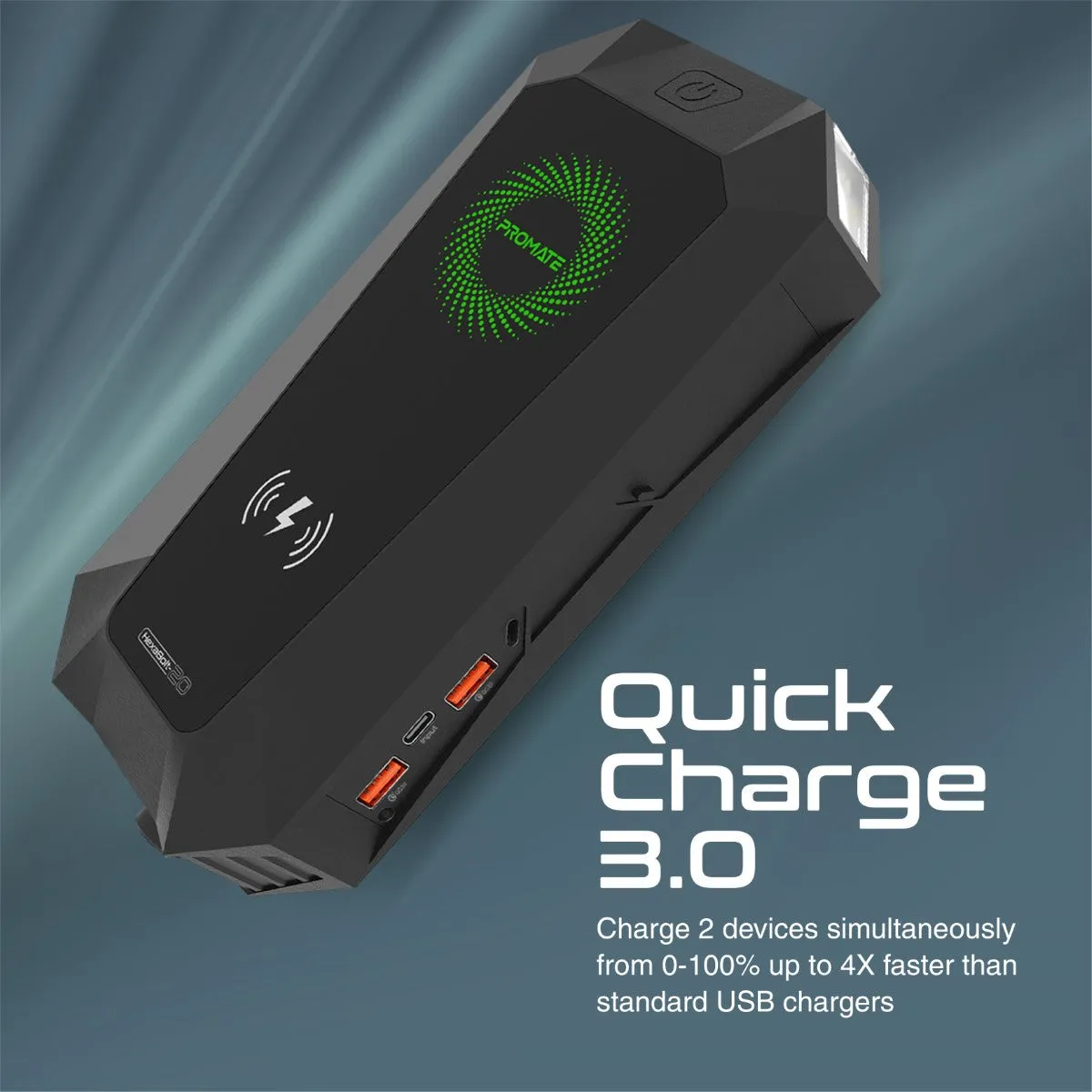 1500A/12V High Capacity Jump Starter Power Bank