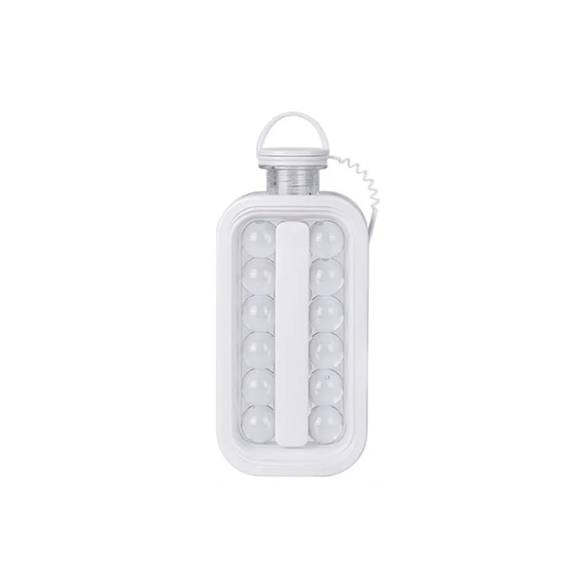 17/14 Grids Ice Cube Trays 2-in-1 Portable Ice Ball Maker Kettle