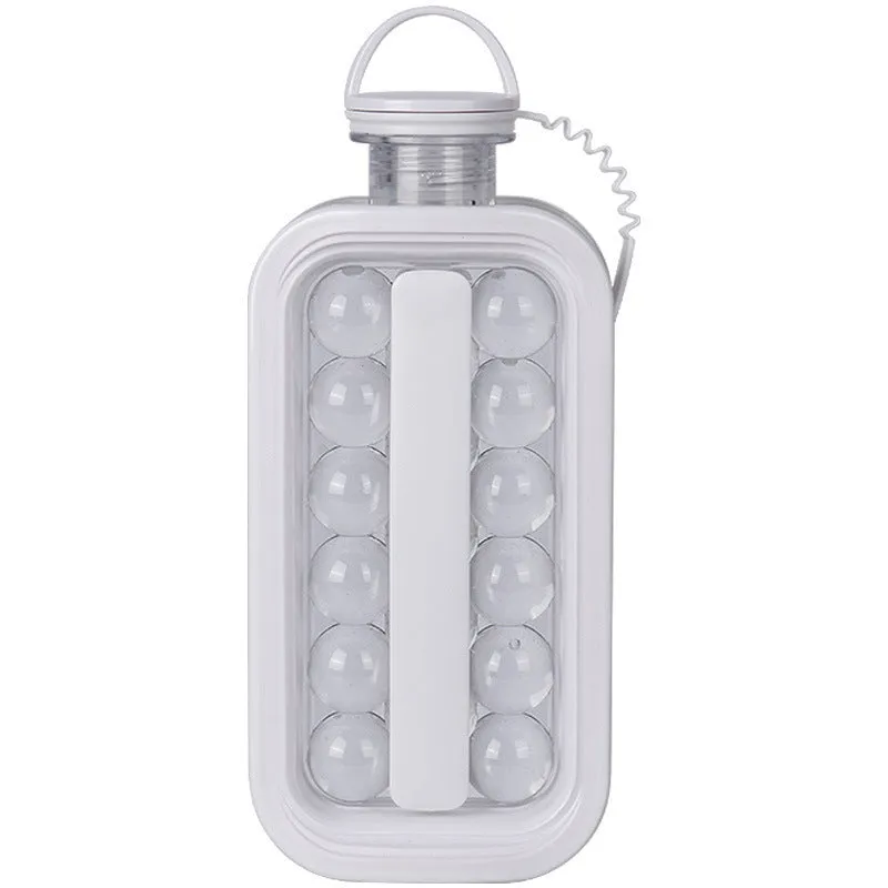 17/14 Grids Ice Cube Trays 2-in-1 Portable Ice Ball Maker Kettle