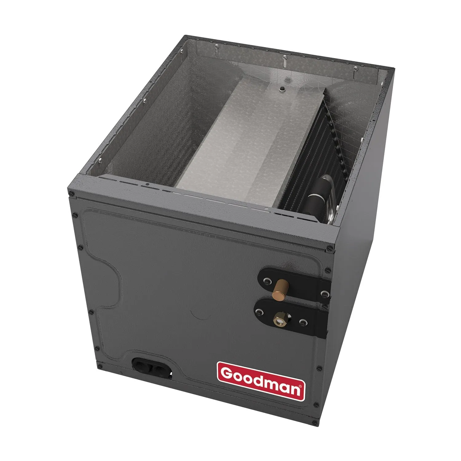 2 Ton Goodman 13.4 SEER2 Air Conditioner & Coil Cooling System – 17.5” Coil Width Upflow/Downflow Installation