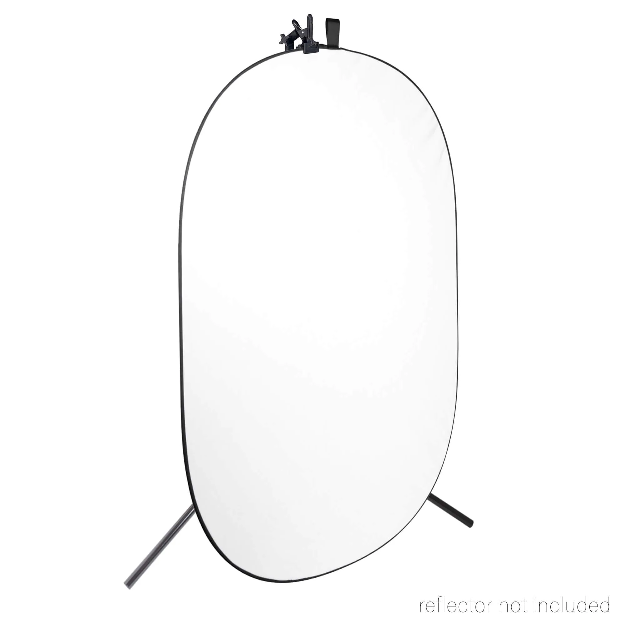 240cm Air-Cushioned Studio Light Stand with Background Reflector Clamp
