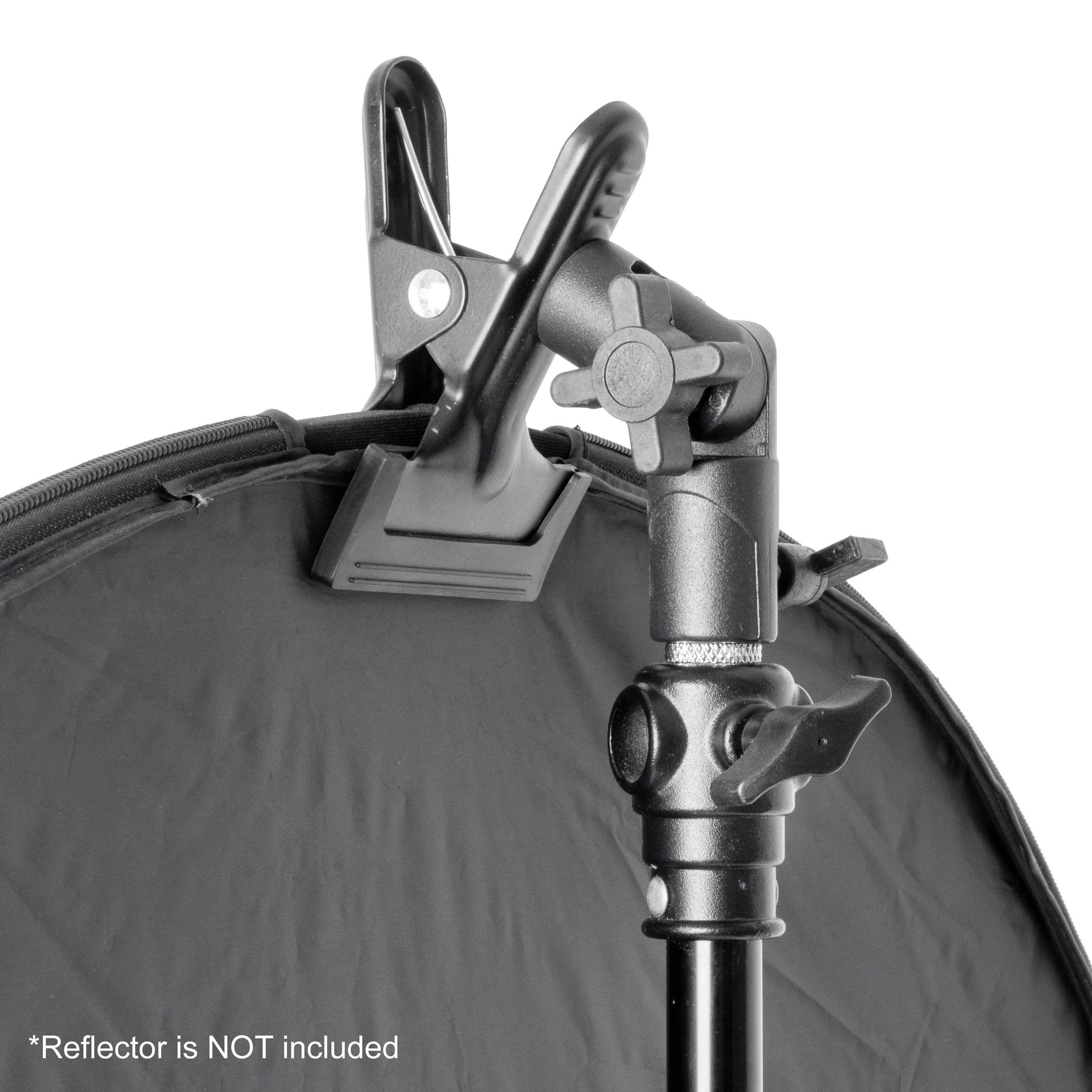 240cm Air-Cushioned Studio Light Stand with Background Reflector Clamp