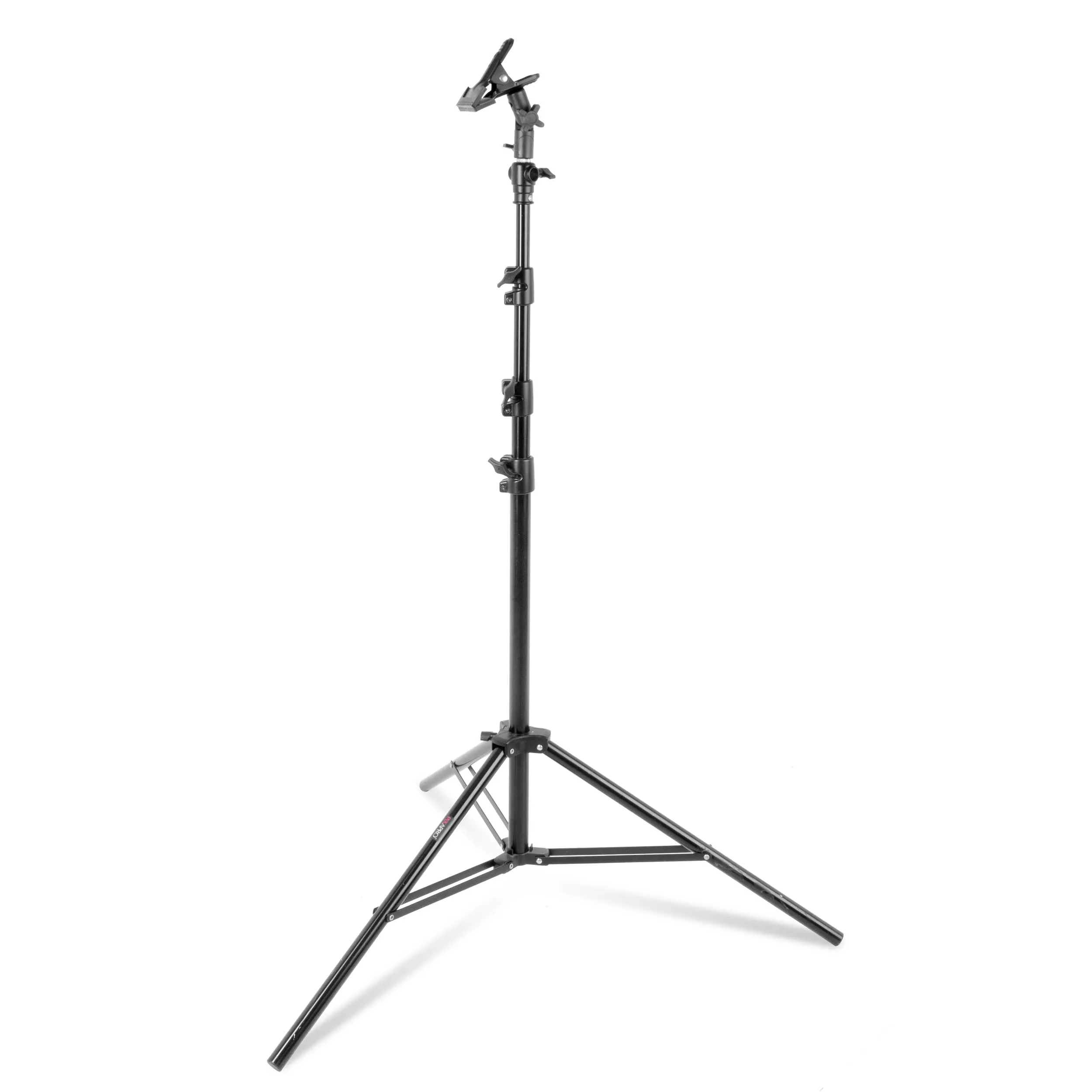 240cm Air-Cushioned Studio Light Stand with Background Reflector Clamp