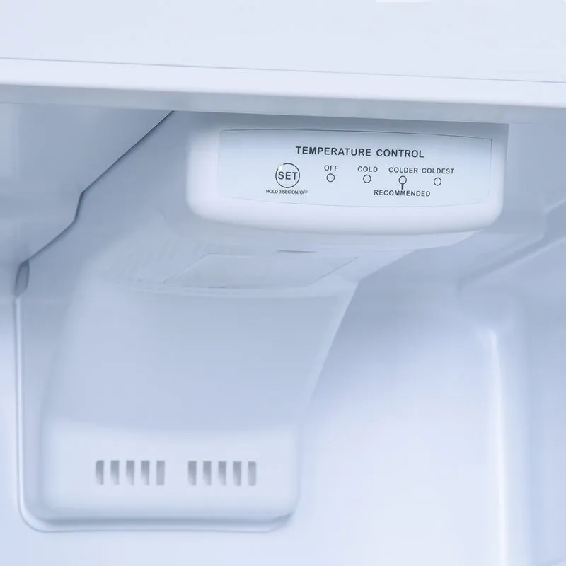 24" Wide 10 cu.ft.Top Freezer Refrigerator Stainless