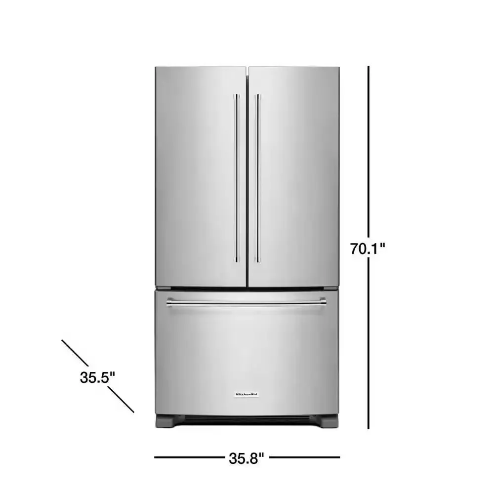 25.2 Cu. Ft. French Door Refrigerator in Stainless Steel