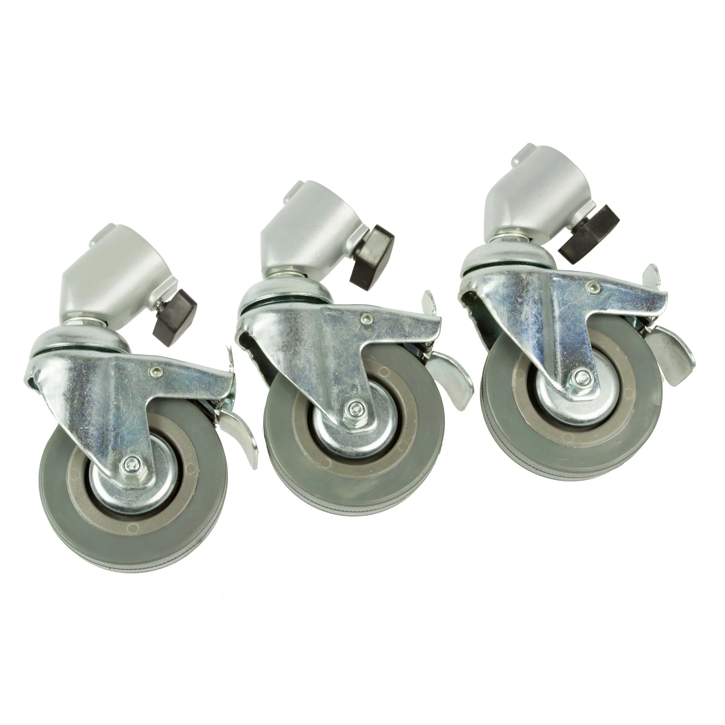 300cm Air-Cushioned Master Light Stand and Caster Wheels Bundle