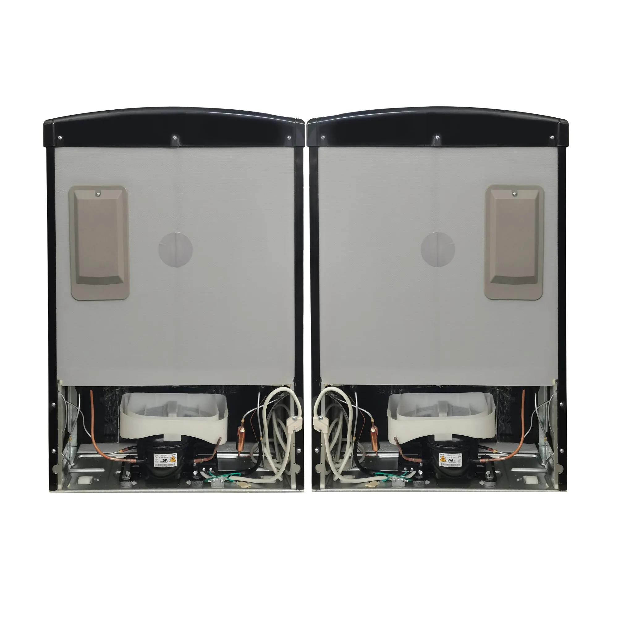 3.2 cu.ft. Frost Free Retro Convertible Refrigerator-Freezer Set