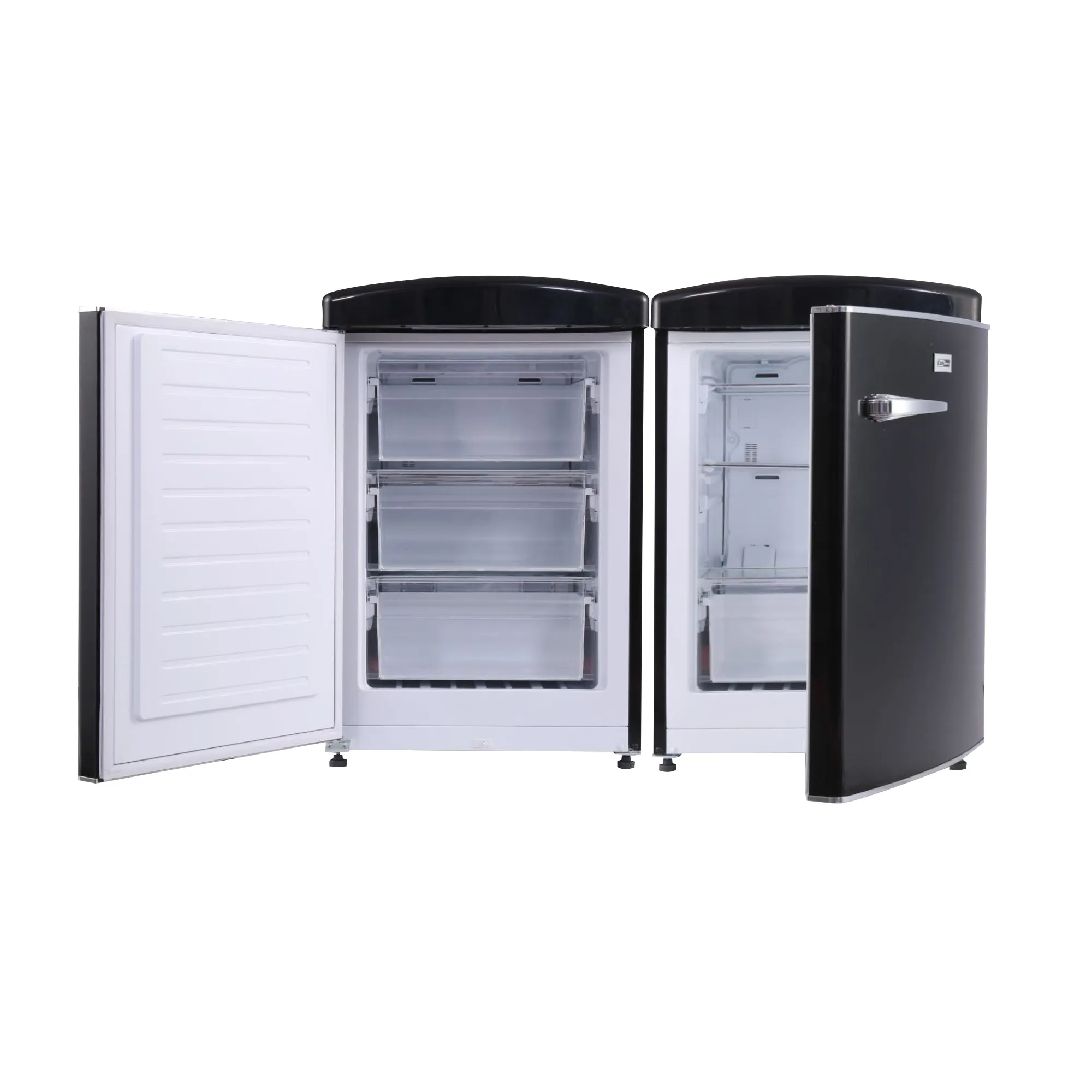 3.2 cu.ft. Frost Free Retro Convertible Refrigerator-Freezer Set
