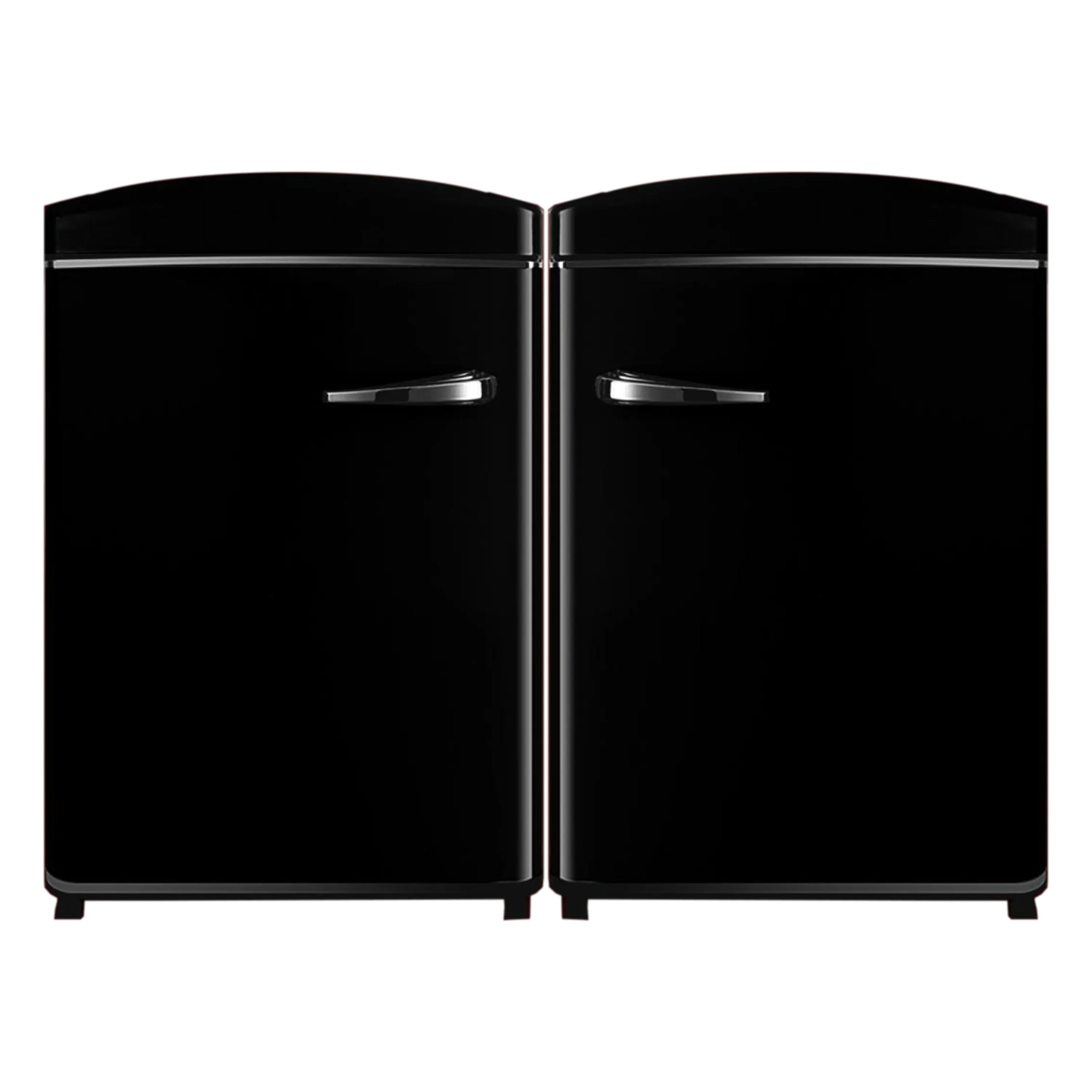 3.2 cu.ft. Frost Free Retro Convertible Refrigerator-Freezer Set