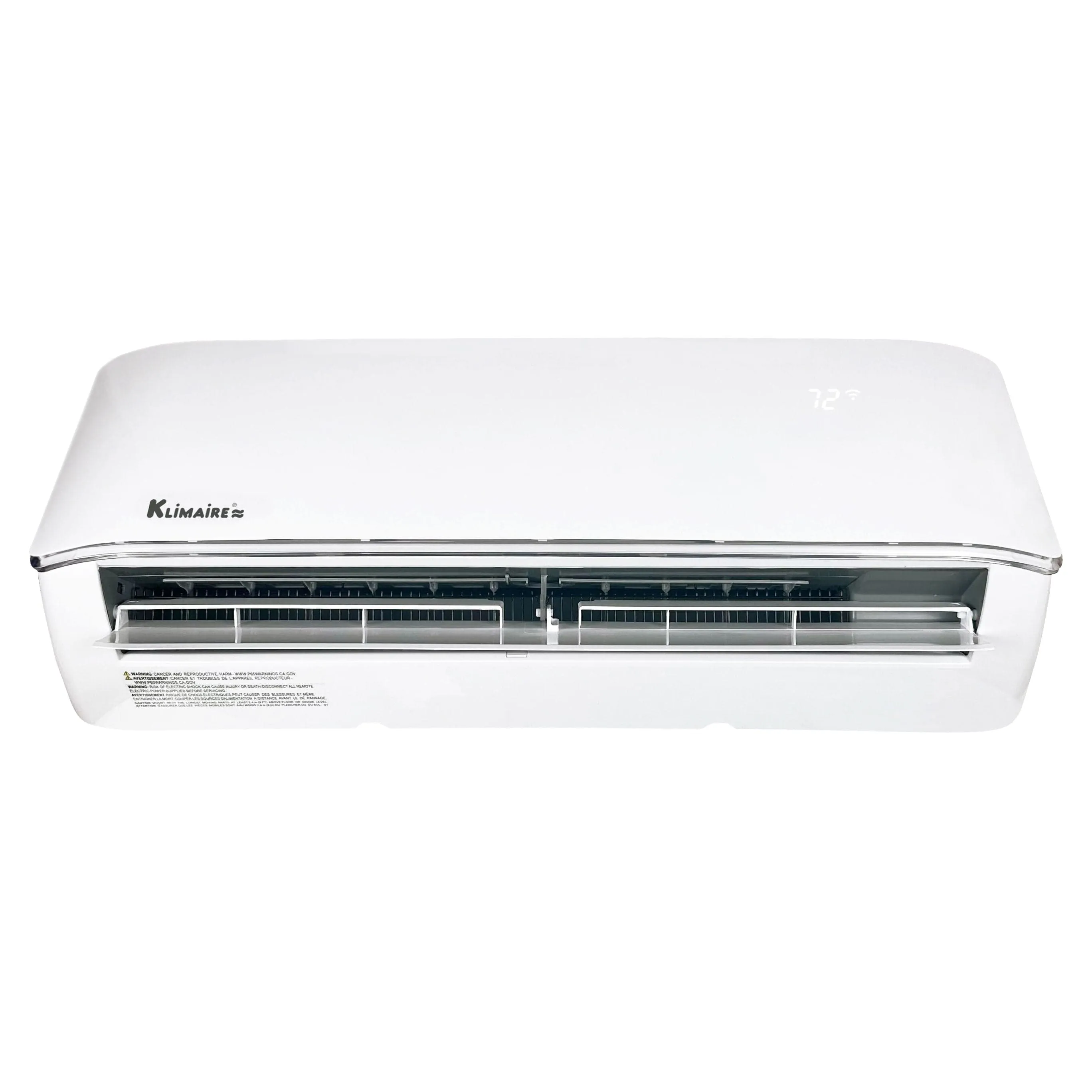 4-Zone Klimaire 21.55 SEER2 Multi Split Ducted Recessed Wall Mount Air Conditioner Heat Pump System 12 12 12 12