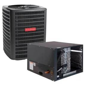 5 Ton Cooling - Goodman Air Conditioner   Coil System - 13.4 SEER2 – 24.5" Coil Width Horizontal Installation