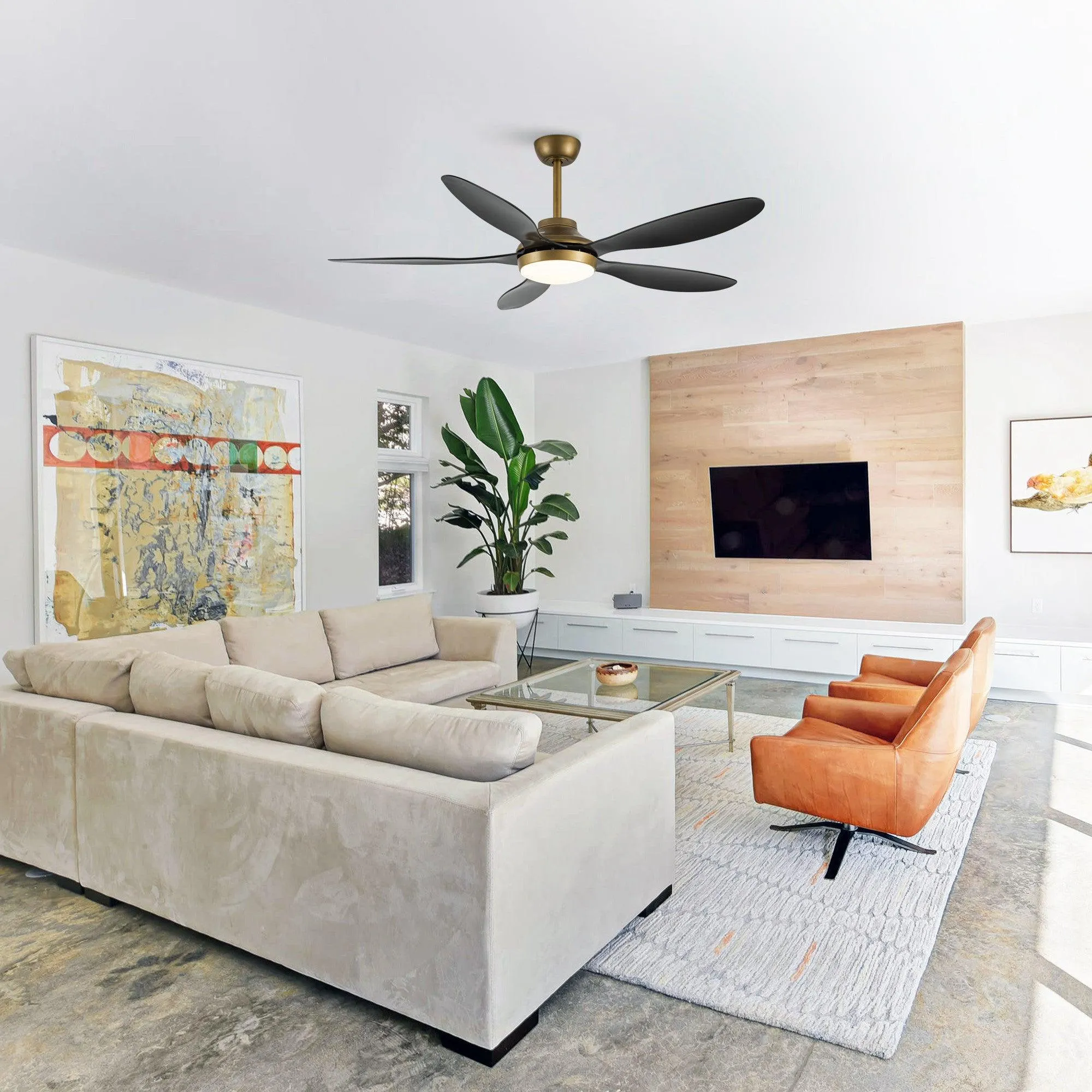 52" Punjab Smart Fan with LED Light