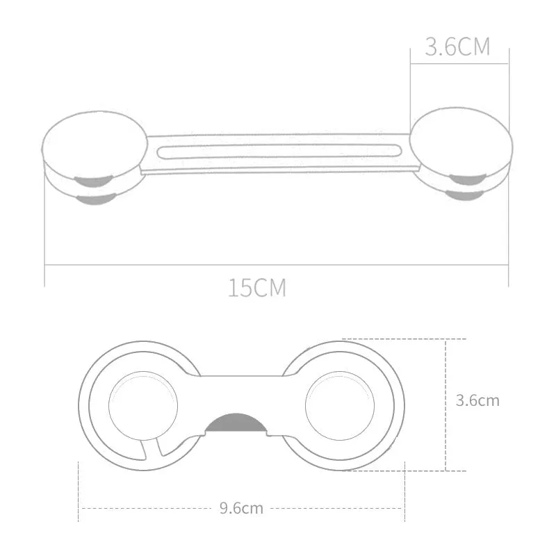 5PCS/Lot Multi-functional Baby Safety Lock Buckle