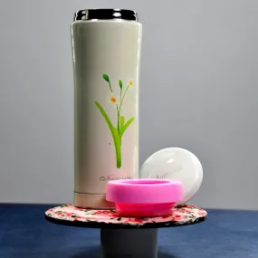 6445 600ML PLAIN PRINT STAINLESS STEEL WATER BOTTLE FOR OFFICE, HOME, GYM, OUTDOOR TRAVEL HOT AND COLD DRINKS.
