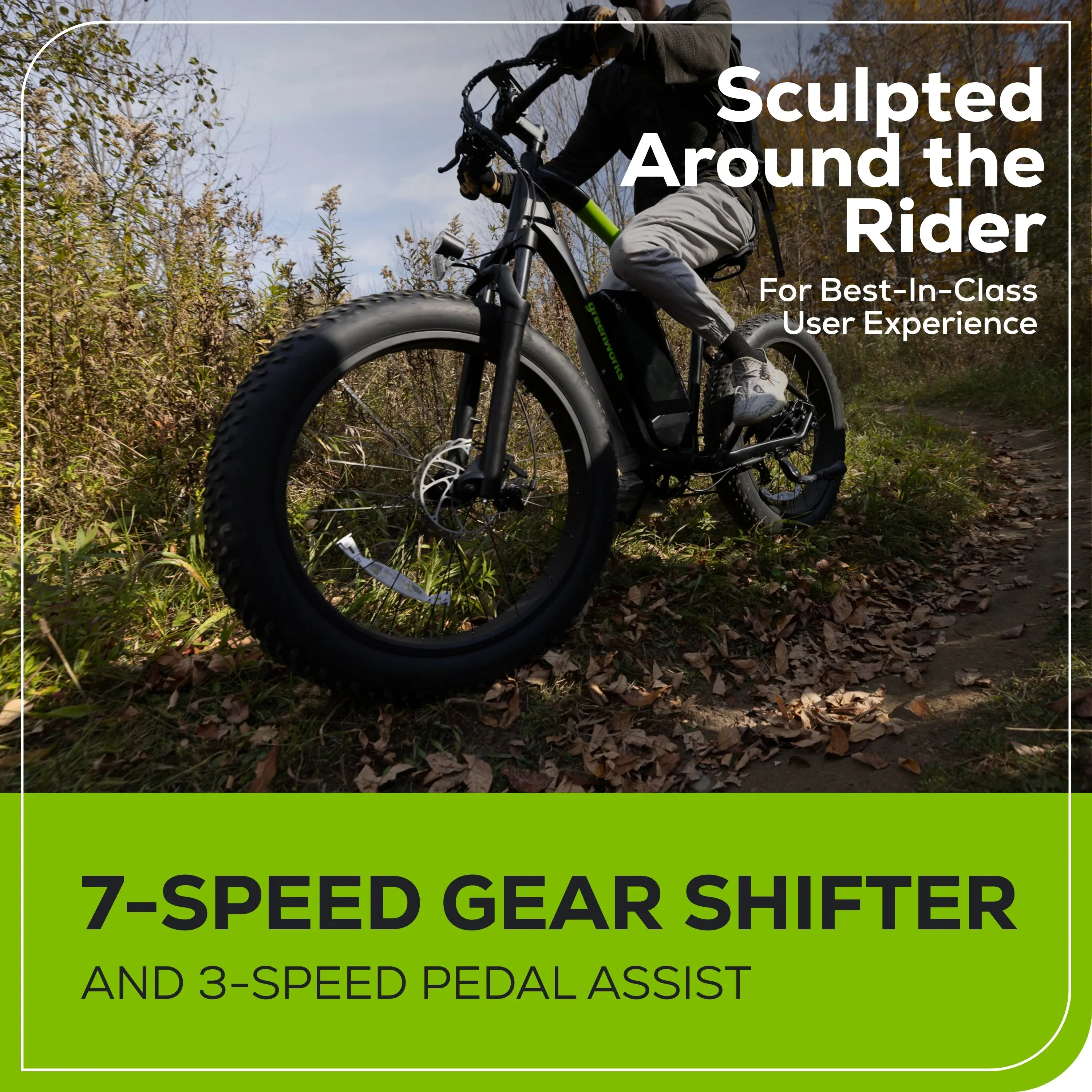 80V VENTURE Series 26-inch Fat Tire Electric Mountain Bike
