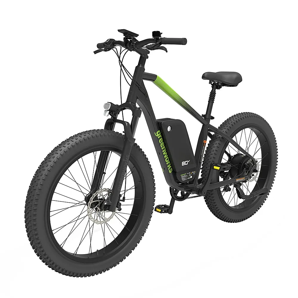 80V VENTURE Series 26-inch Fat Tire Electric Mountain Bike