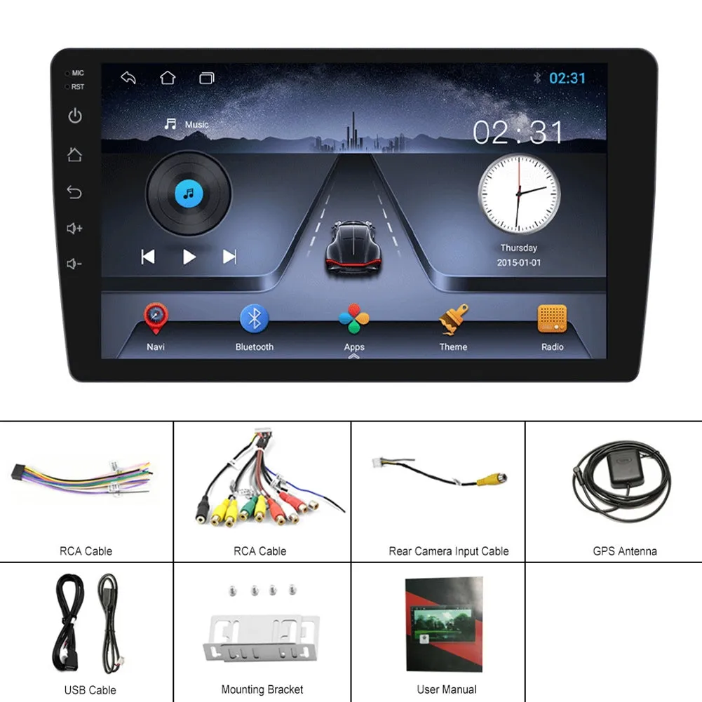 9 Inch Android 11 Car Player Bluetooth Hands-free HD Touch Screen