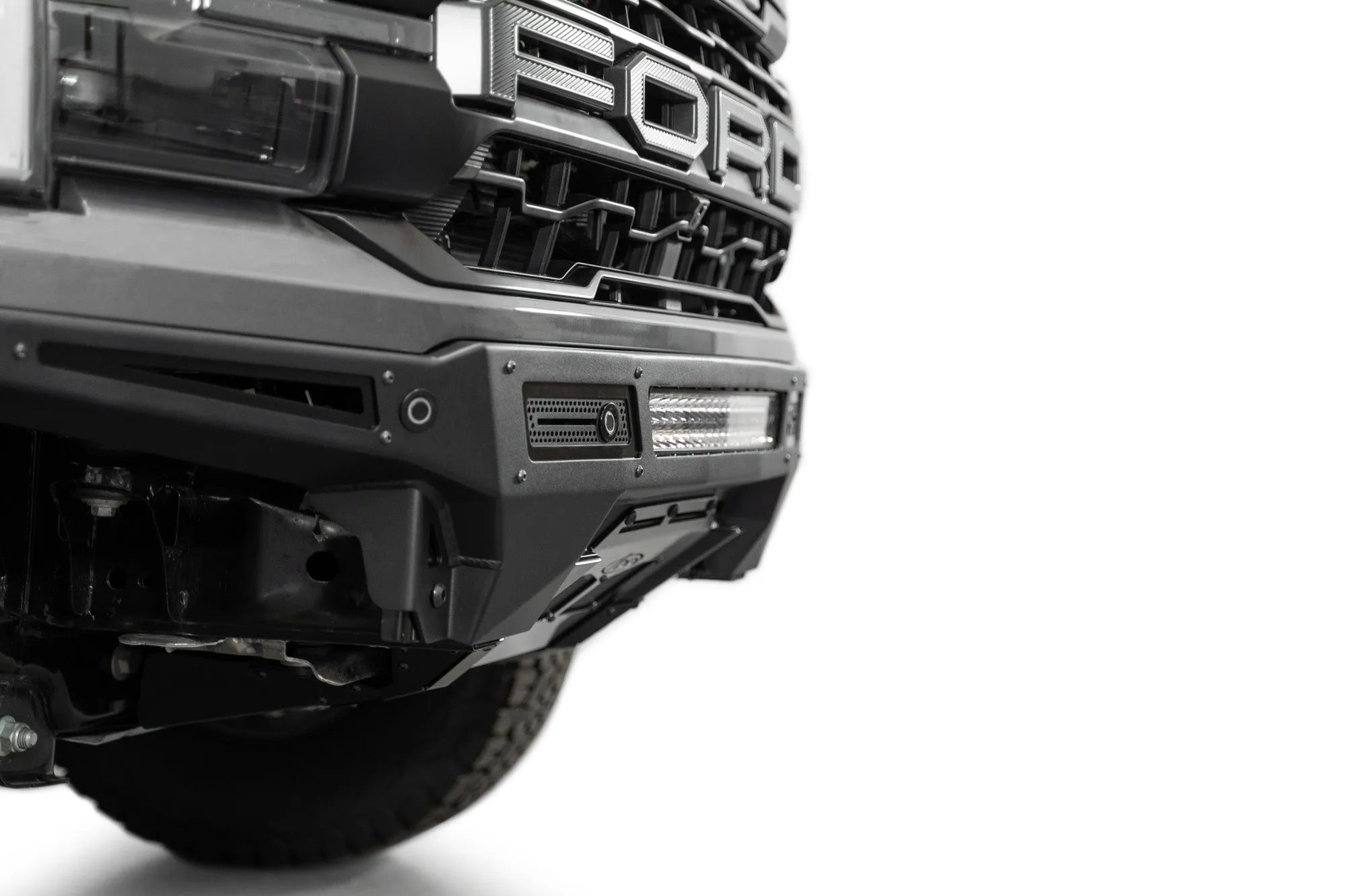 Addictive Desert Designs Rock Fighter Front Bumper - 2021  Ford F-150 Raptor - F210185080103