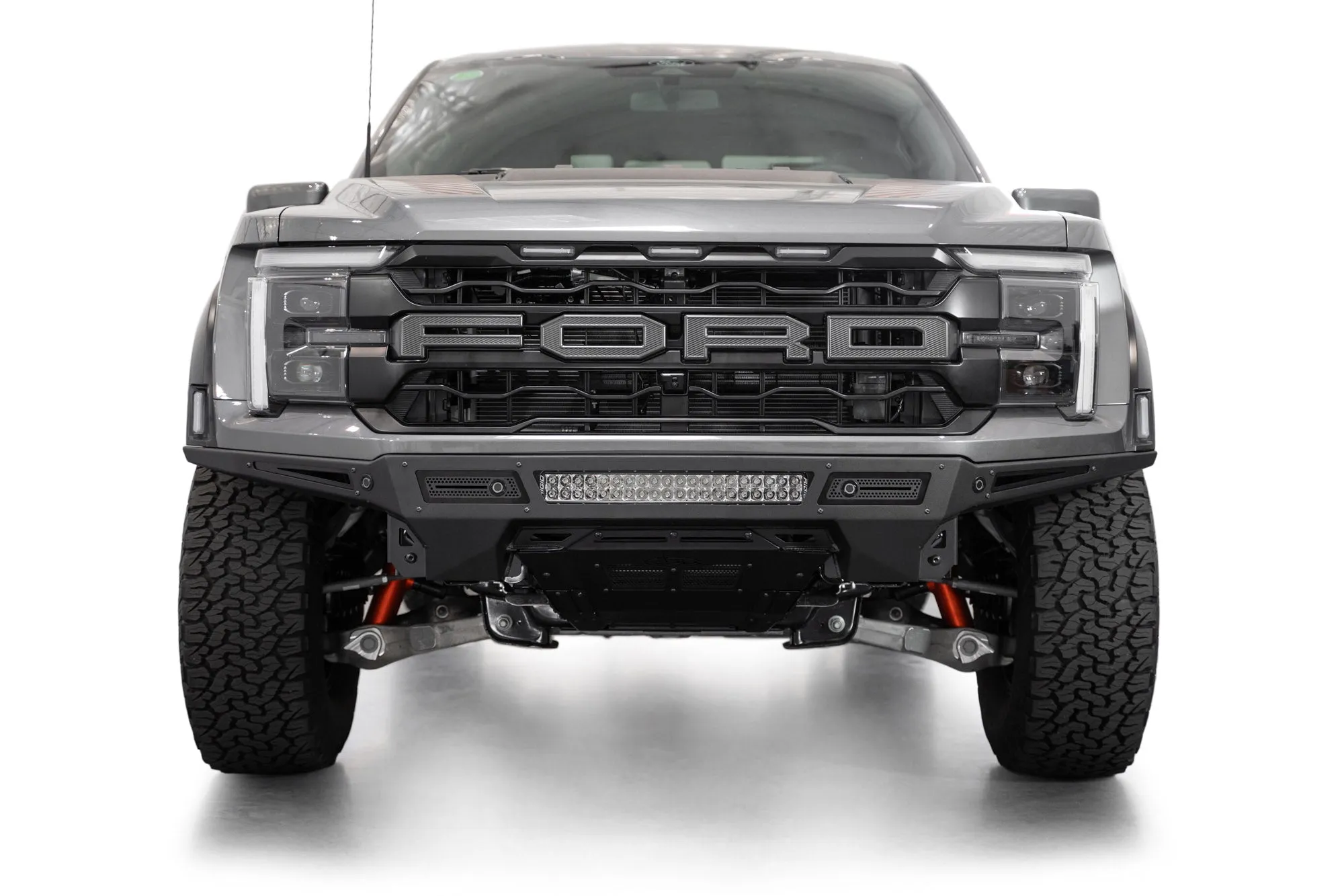 Addictive Desert Designs Rock Fighter Front Bumper - 2021  Ford F-150 Raptor - F210185080103