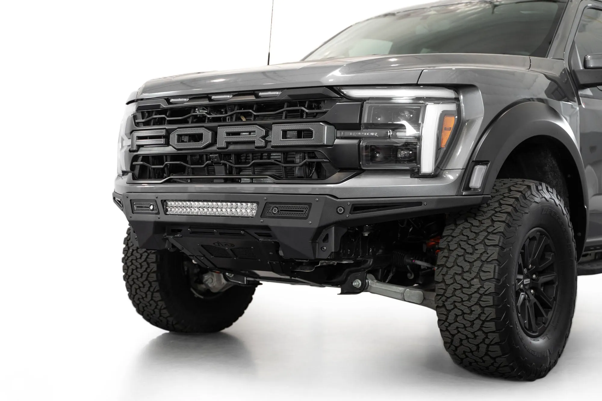 Addictive Desert Designs Rock Fighter Front Bumper - 2021  Ford F-150 Raptor - F210185080103
