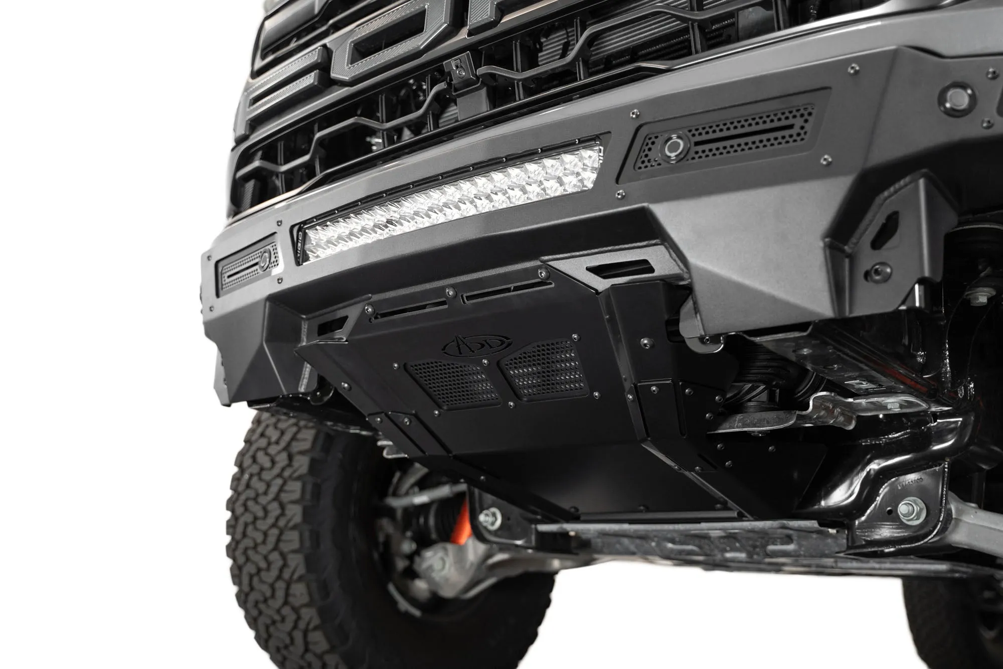 Addictive Desert Designs Rock Fighter Front Bumper - 2021  Ford F-150 Raptor - F210185080103