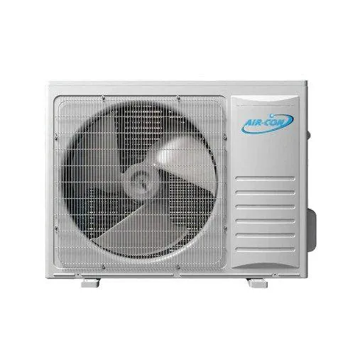 Air-Con 18,000 BTU 22 SEER 2-Zone Ceiling Cassette 9K 9K Mini-Split Heat Pump System