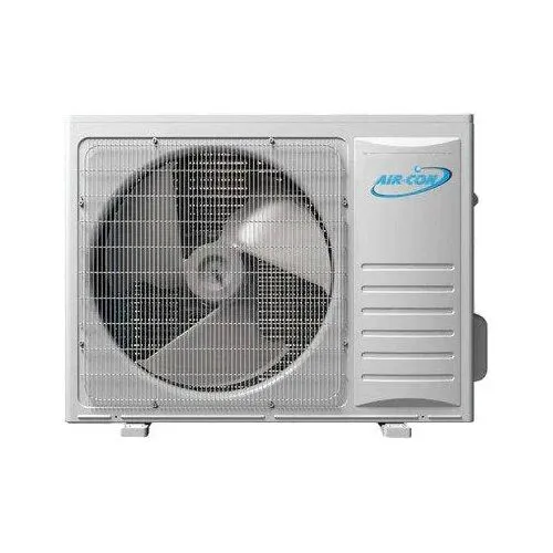 Air-Con 18,000 BTU 22 SEER 2-Zone Ceiling Cassette 9K 9K Mini-Split Heat Pump System