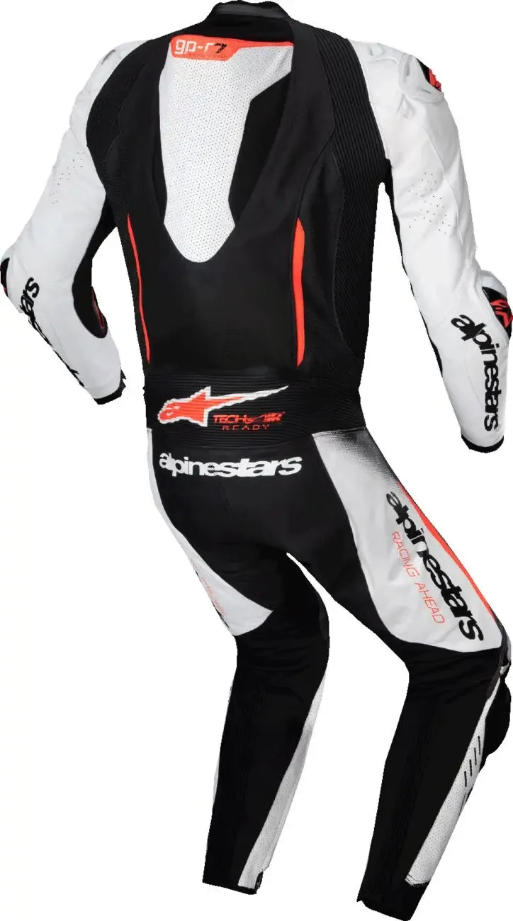 Alpinestars GP-R7 One Piece Leather Suit White / Black / Red
