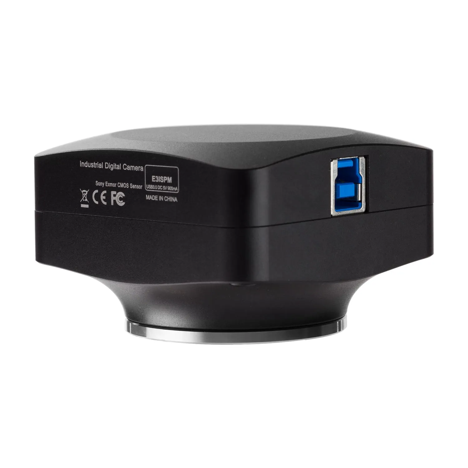 AmScope MU Series 20.0MP USB 3.0 High-speed Back-illuminated Color CMOS C-Mount Microscope Camera with Calibration Slide