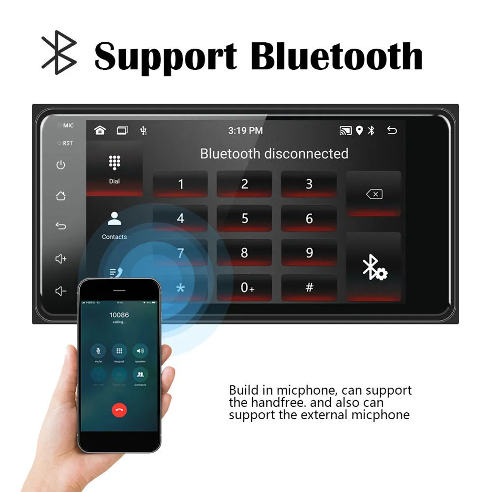 Android 11 Car Player Bluetooth Multimedia Navigation Reversing
