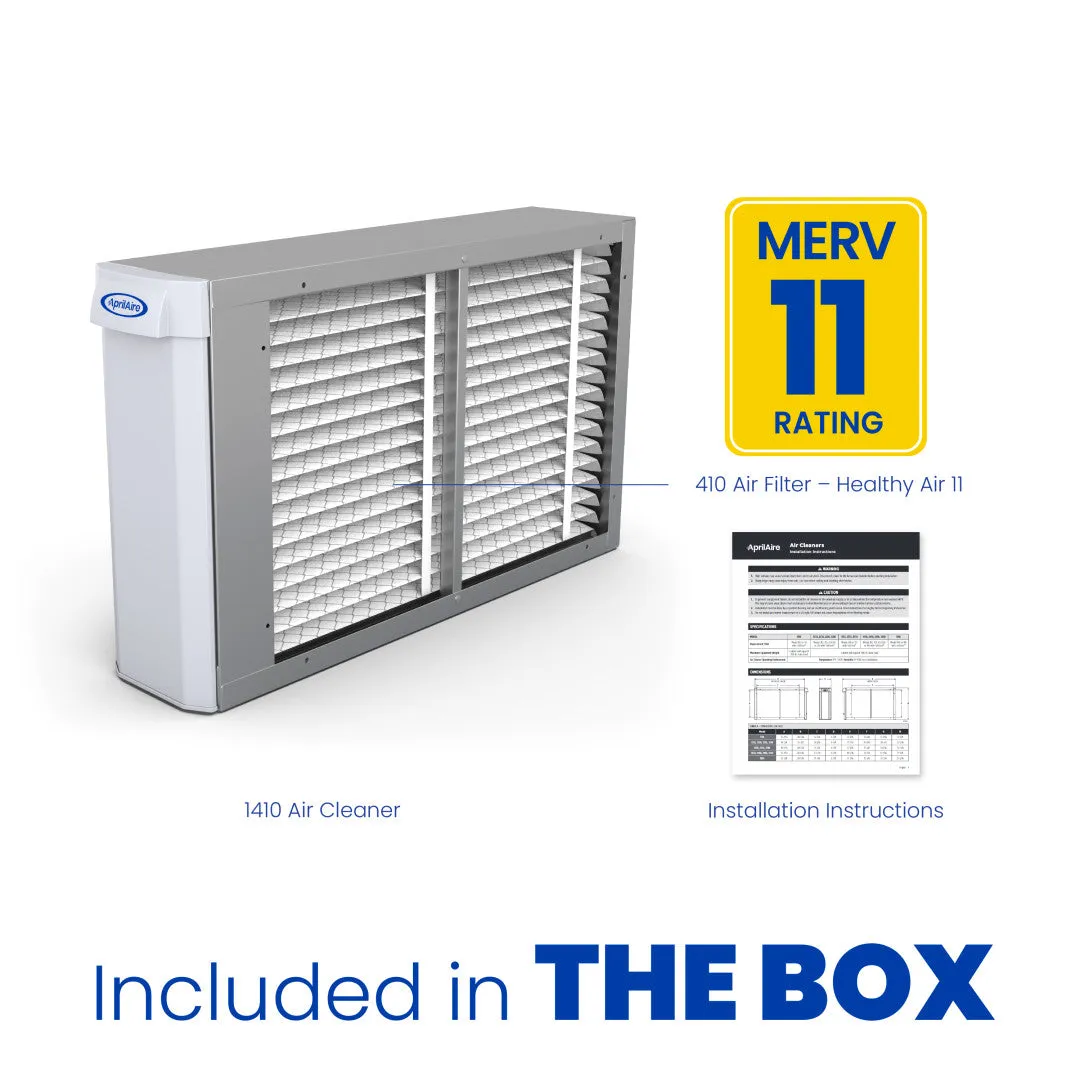 AprilAire 1410 Whole-House Air Purifier - 16"x25" Nominal Filter Size