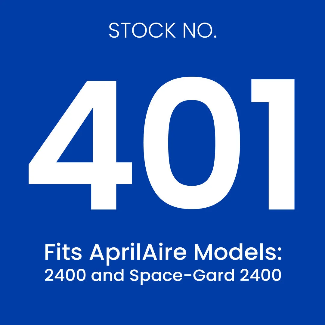AprilAire 401 MERV 10 Air Filter for Whole-House Air Purifier Models 2400, Space-Gard 2400