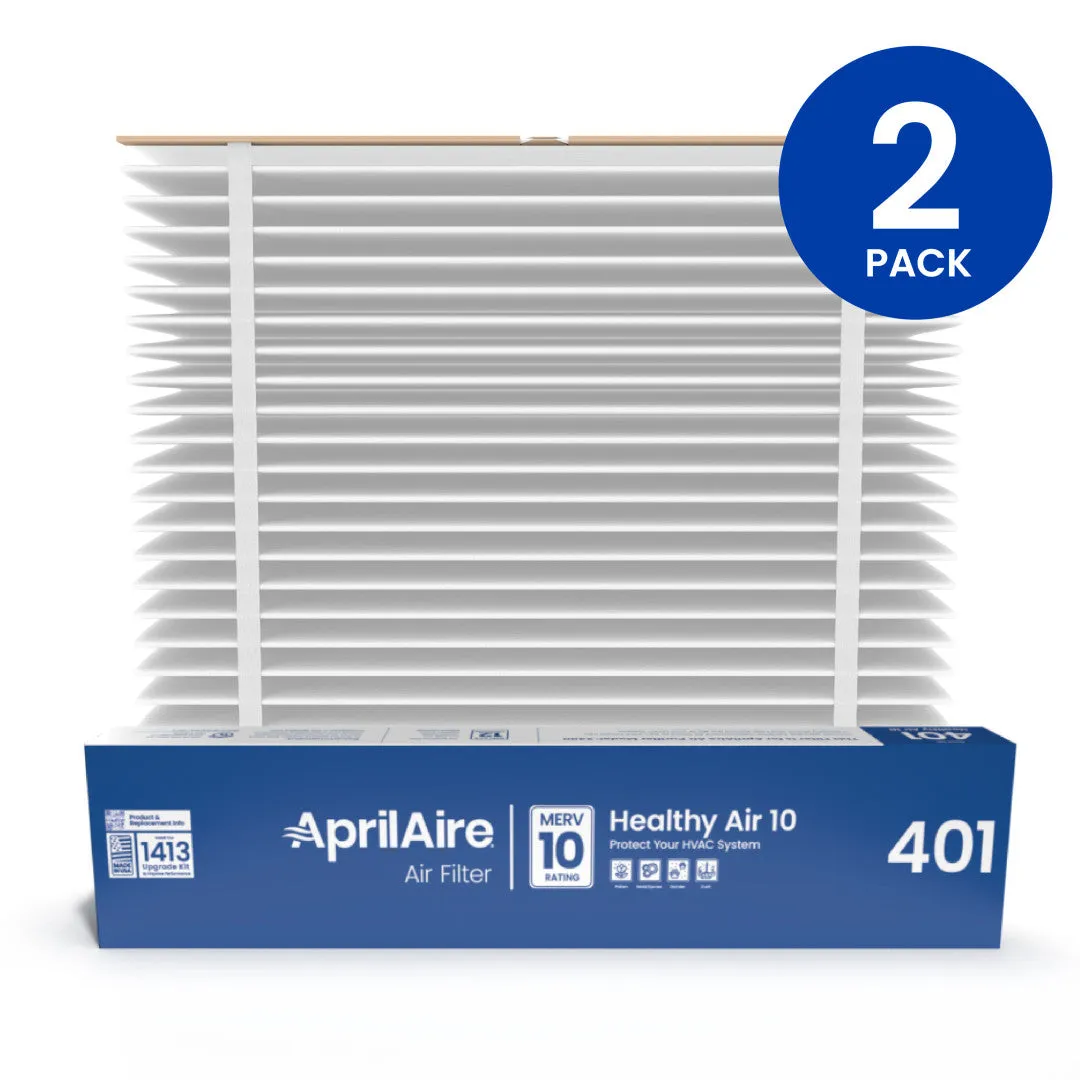 AprilAire 401 MERV 10 Air Filter for Whole-House Air Purifier Models 2400, Space-Gard 2400
