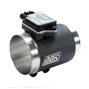 BBK Performance Mass Airflow Meter - 76 mm - Aluminum Housing - Black Powder Coat - 30 lb Injectors - Cold Air Intakes - Ford Mustang 1986-93