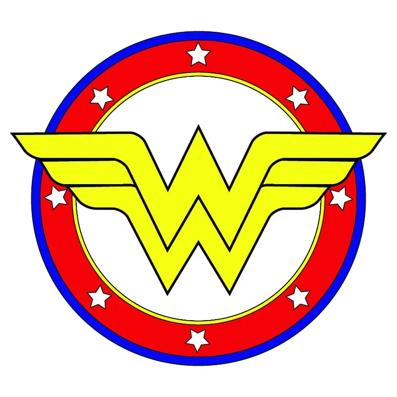 Bhai Please Wonder Woman, Dice, Travel Luggage, Chicken Rice, Angry Bird and Sleigh Wooden Fridge Magnet (Pack of 6 pcs, one pc Each Design)