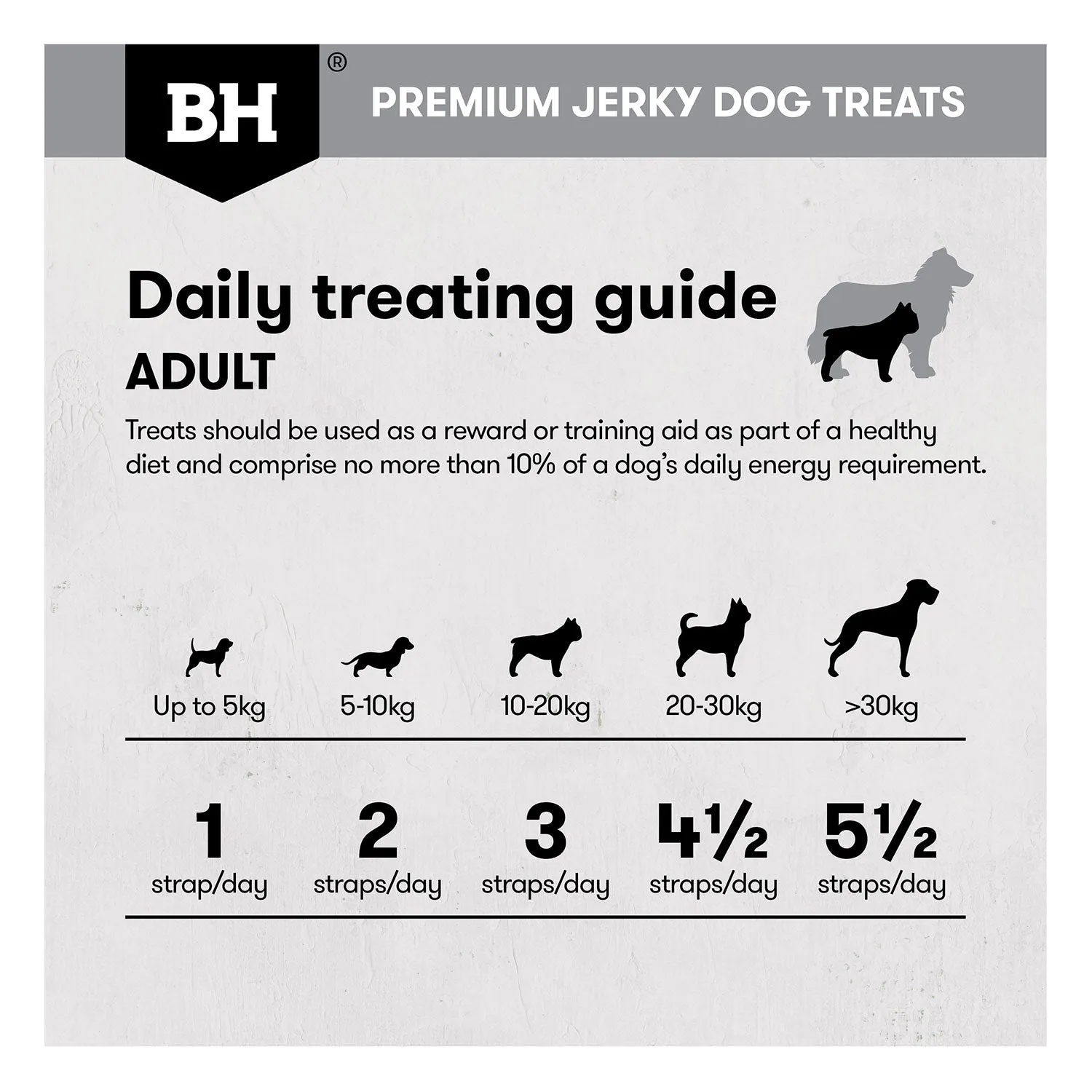 Black Hawk Beef Jerky Straps Dog Treat 100g