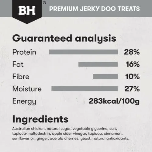Black Hawk Chicken Jerky Straps Dog Treats