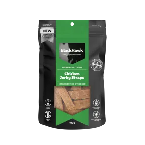 Black Hawk - Chicken Straps Dog Treats (100g)