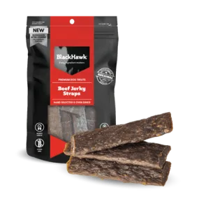 Black Hawk Dog Beef Straps 100G
