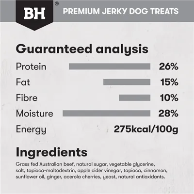 Black Hawk Dog Beef Straps 100G