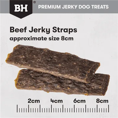 Black Hawk Dog Beef Straps 100G