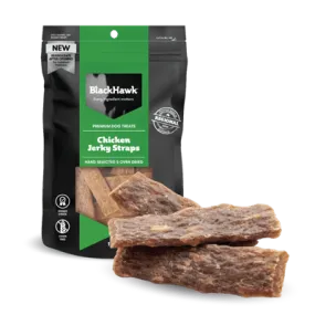 Black Hawk Dog Chicken Straps 100G
