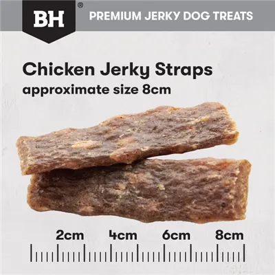 Black Hawk Dog Chicken Straps 100G