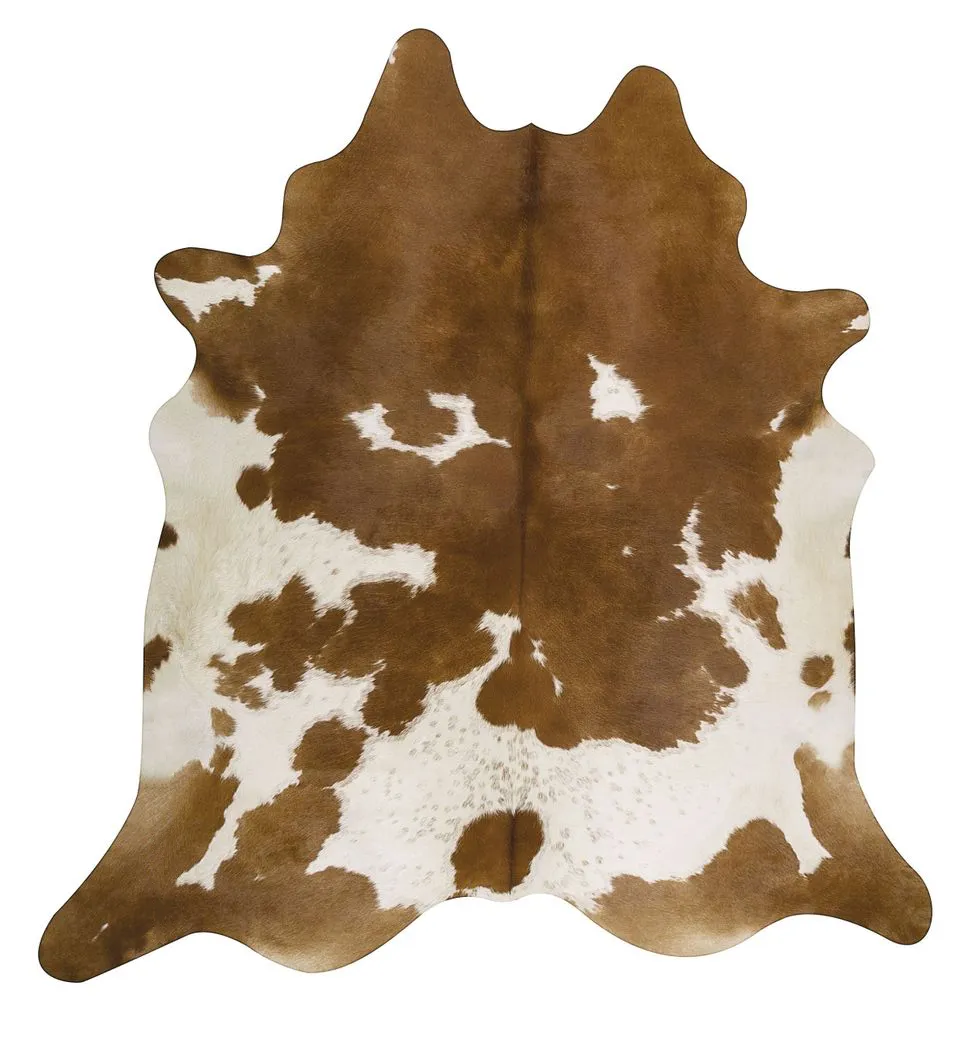 Brazilian Brown & White Cowhide Rug